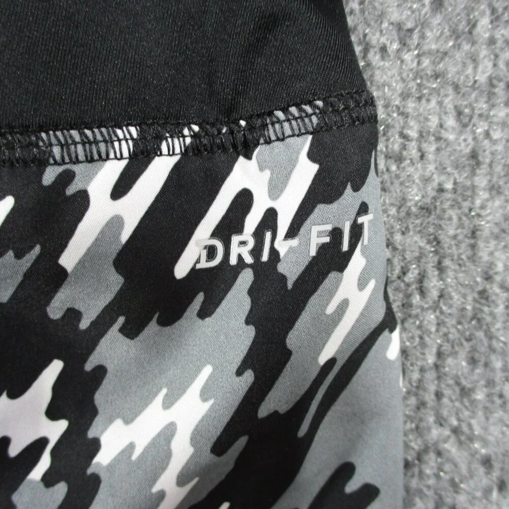 Nike Shorts Women S Black Dri Fit Geometric Athletic Run Lined Inside Pockets - Picture 5 of 12